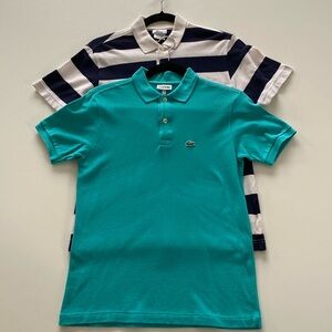 Lacoste Tennis Shirts T-shirts Bundle Set of 2